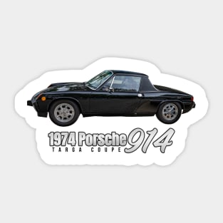 1974 Porsche 914 Targa Coupe Sticker